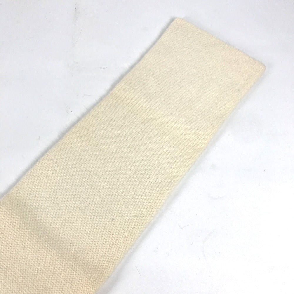 HERMES Baby Mitten &amp; Scarf Set, 100% Cashmere, Kids, White