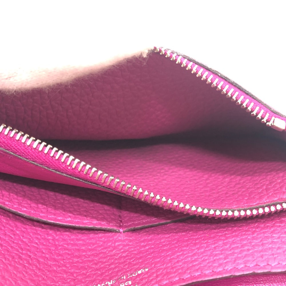 HERMES ドゴンコンパクト 折り財布 財布 ウォレット 2つ折り財布 トリヨンクレマンス レディース (推定）ローズパープル パープル - brandshop-reference