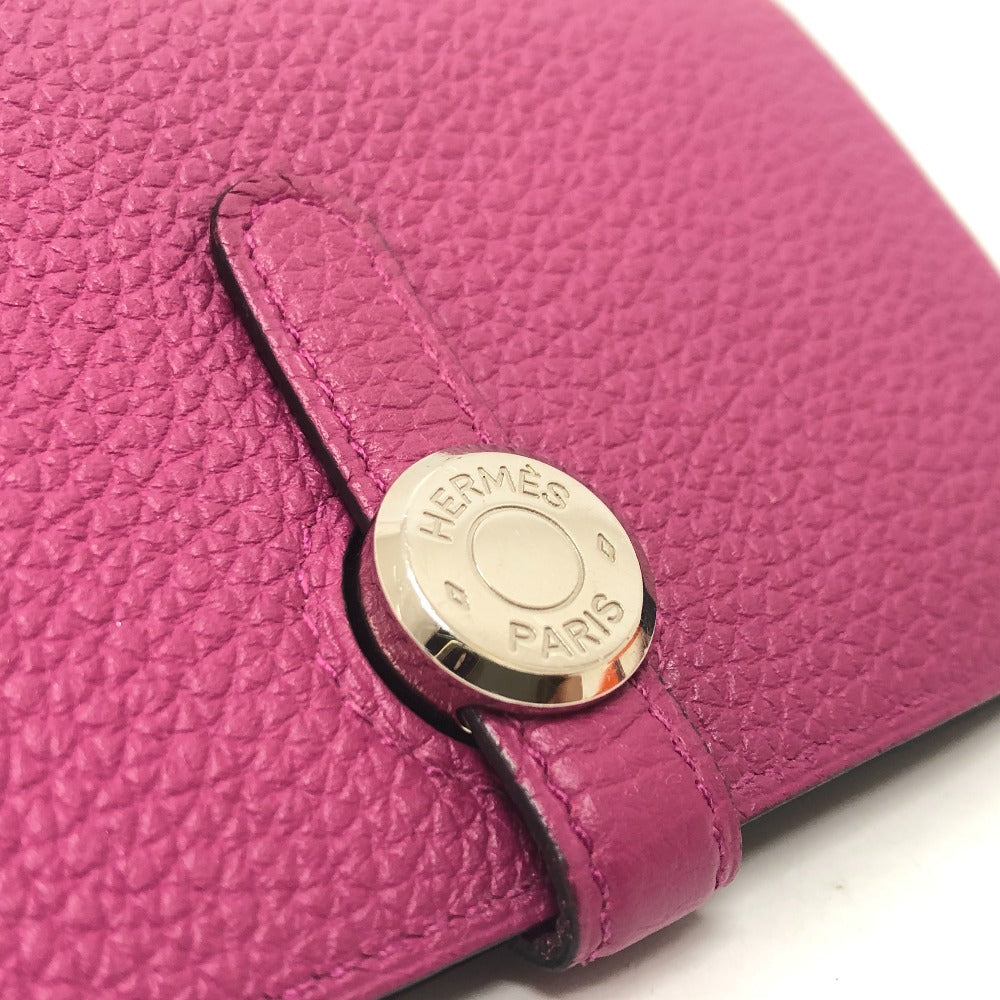 HERMES ドゴンコンパクト 折り財布 財布 ウォレット 2つ折り財布 トリヨンクレマンス レディース (推定）ローズパープル パープル