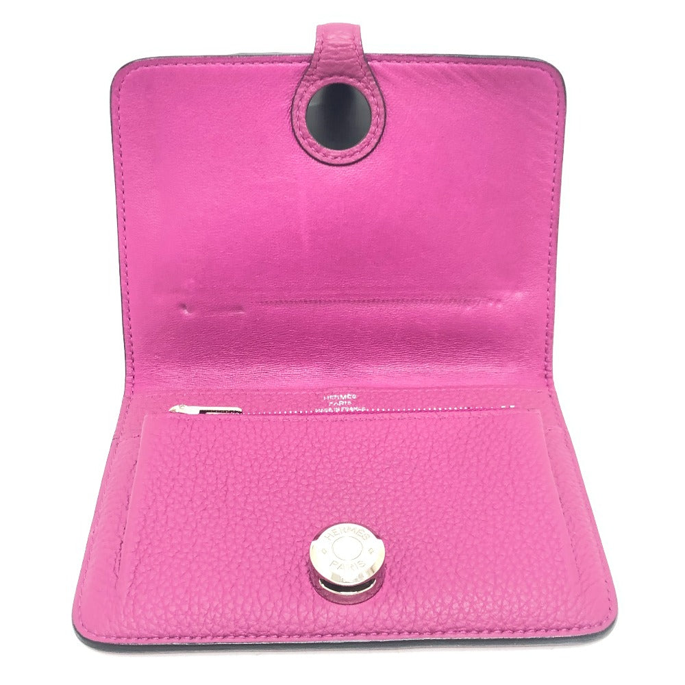 HERMES ドゴンコンパクト 折り財布 財布 ウォレット 2つ折り財布 トリヨンクレマンス レディース (推定）ローズパープル パープル - brandshop-reference