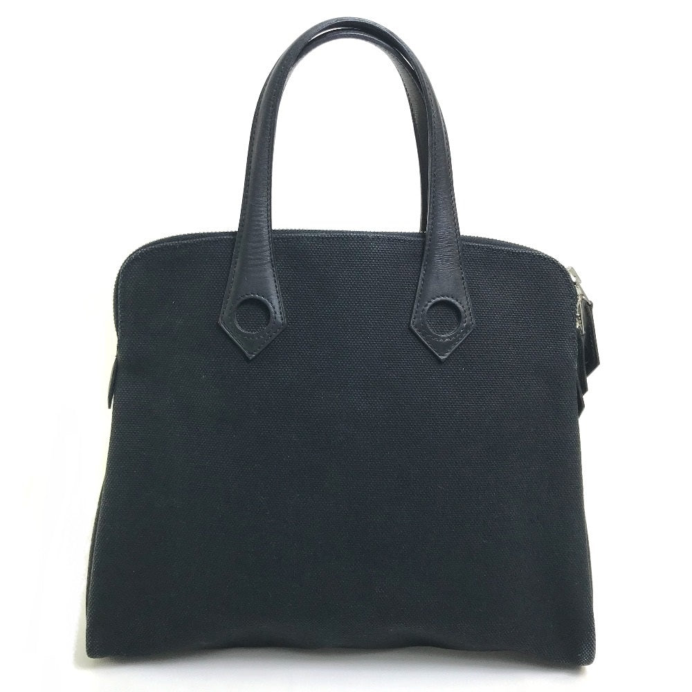 HERMES Sac Evo PM Business Bag, Sac Evo PM Tote Bag, Handbag, Toile H, Unisex, Black