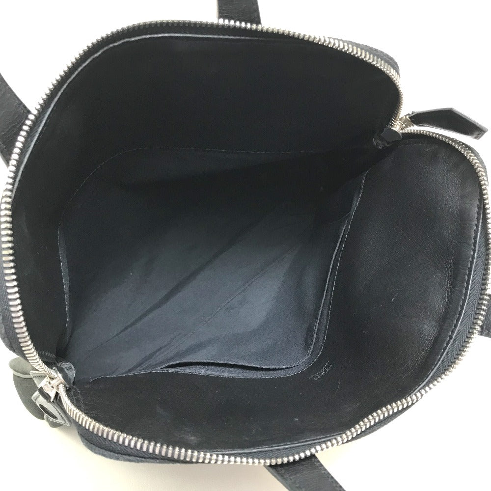 HERMES Sac Evo PM Business Bag, Sac Evo PM Tote Bag, Handbag, Toile H, Unisex, Black