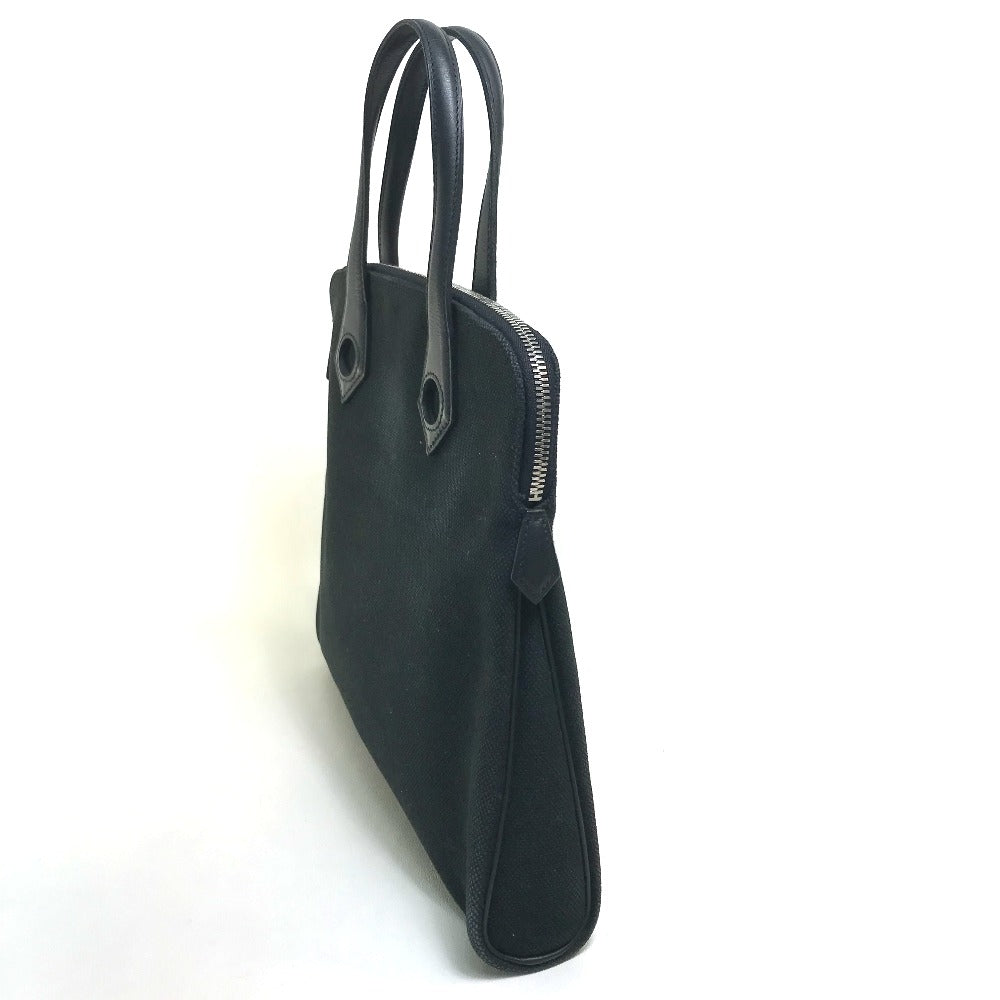 HERMES Sac Evo PM Business Bag, Sac Evo PM Tote Bag, Handbag, Toile H, Unisex, Black