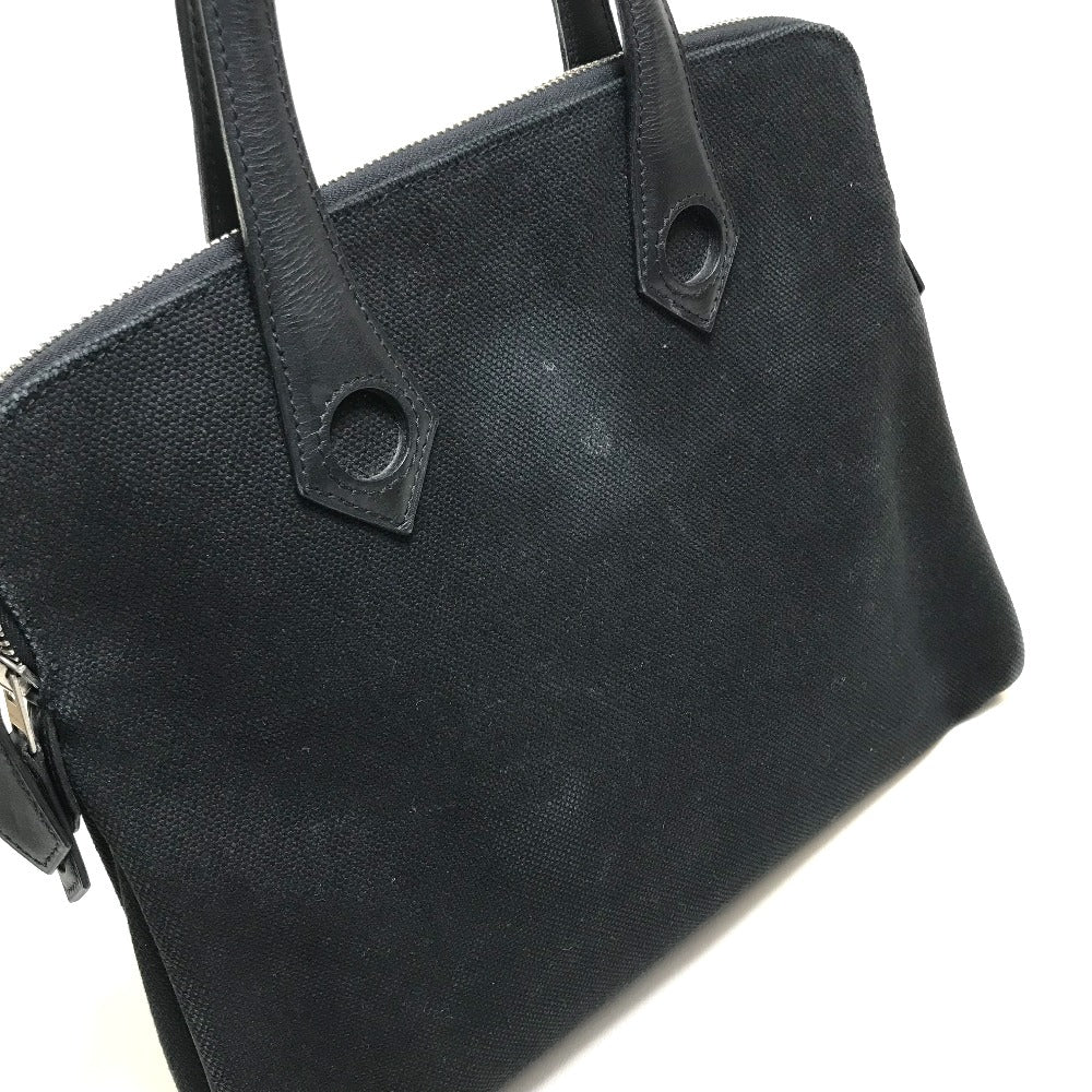 HERMES Sac Evo PM Business Bag, Sac Evo PM Tote Bag, Handbag, Toile H, Unisex, Black
