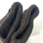 LOUIS VUITTON Monogram Sheepskin long fur shoes for winter warmth. boots suede Brown 37 Used