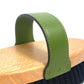 HERMES Hair Brush, Comb for Horses, Pet Tack, Leather/Wood, Unisex, Green