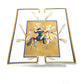 HERMES Ashtray, Ceramic, Women's, White x Gold