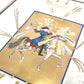 HERMES Ashtray, Ceramic, Women's, White x Gold