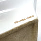 HERMES Ashtray, Ceramic, Women's, White x Gold
