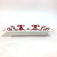 HERMES Gadalquivir Ashtray, Two-Tone Ceramic, Red, for Women, Interior Accessories