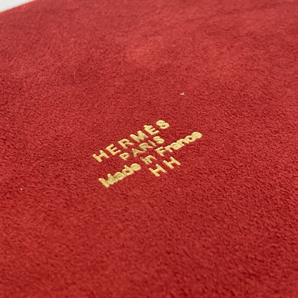 HERMES Gadalquivir Ashtray, Two-Tone Ceramic, Red, for Women, Interior Accessories
