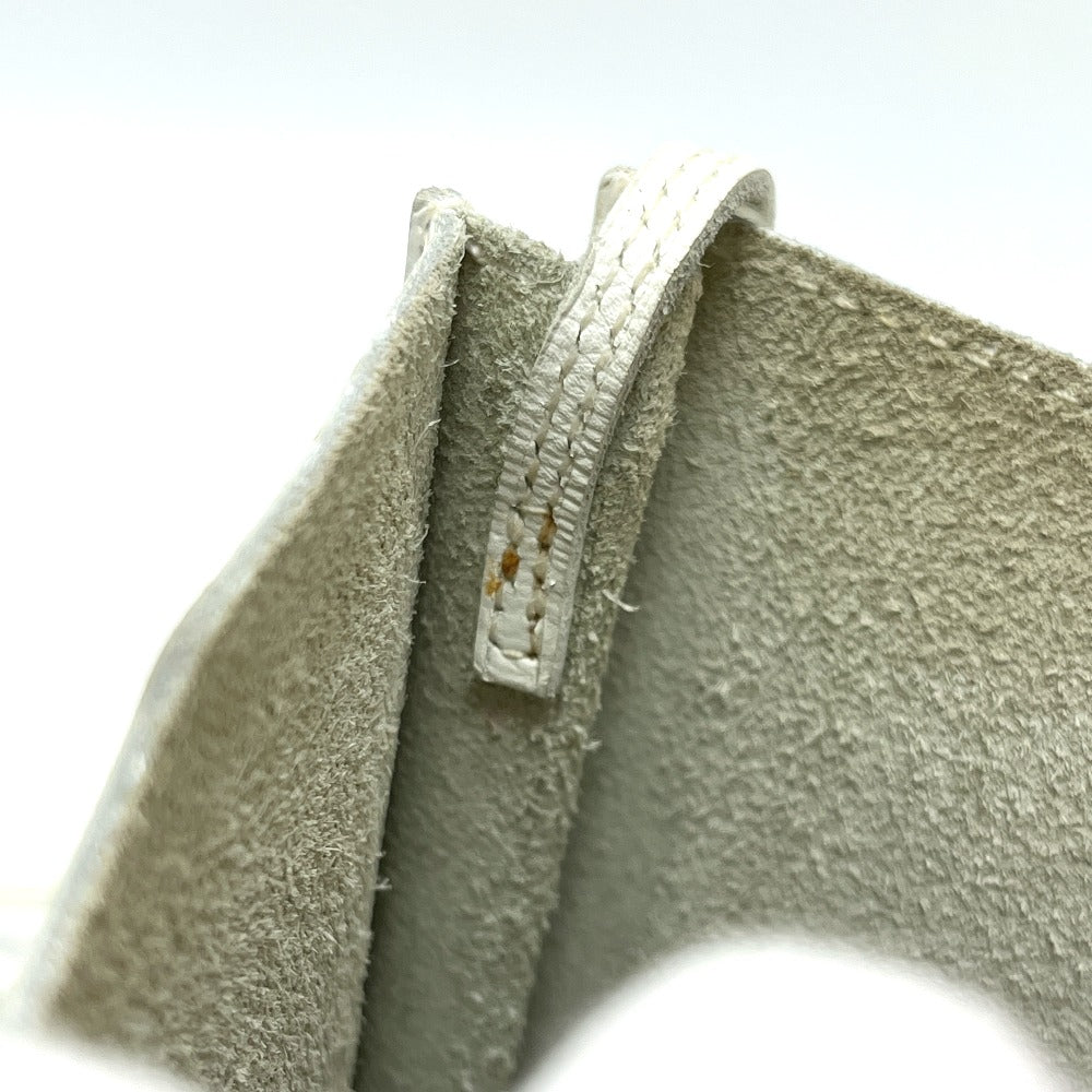 HERMES オニメトゥ ポシェット　カバン バッグ ショルダーバッグ レザー レディース ホワイト