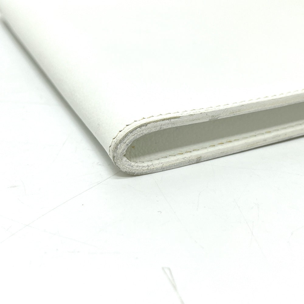 HERMES オニメトゥ ポシェット　カバン バッグ ショルダーバッグ レザー レディース ホワイト