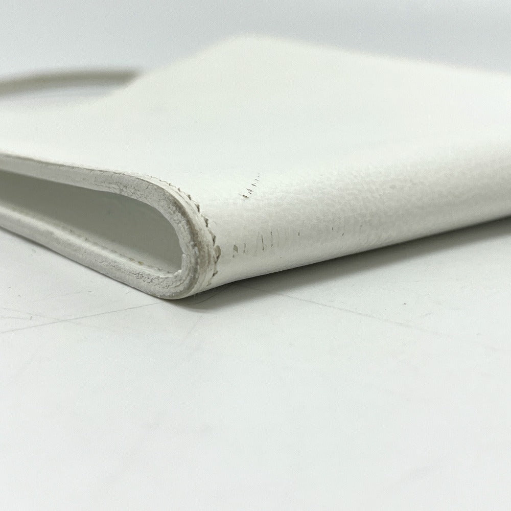 HERMES オニメトゥ ポシェット　カバン バッグ ショルダーバッグ レザー レディース ホワイト