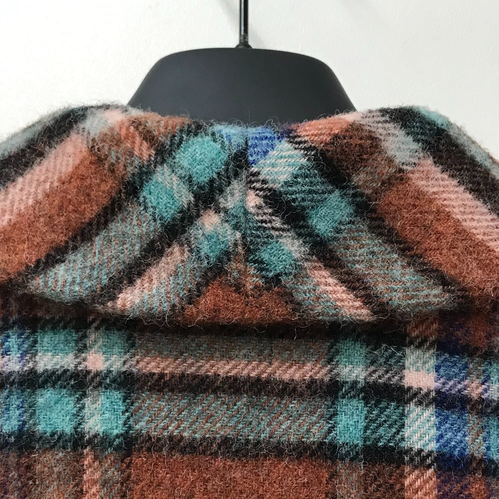 DSQUARED2 S75AA0396 2023年最新モデル チェック柄 コート 長袖 アウター ジャケット ウール レディース マルチカラー - brandshop-reference