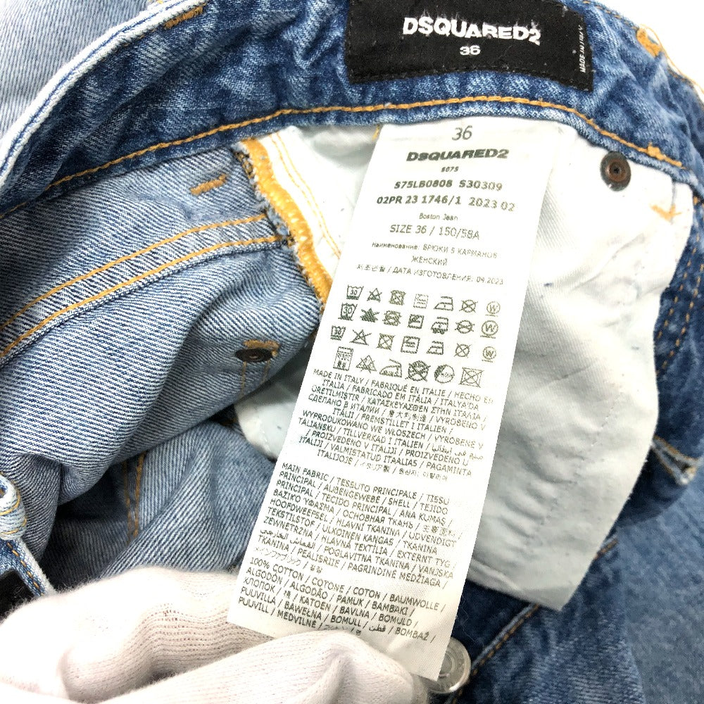 DSQUARED2 S75LB0808 ダメージ ジーンズ デニムパンツ ボトムス デニム アパレル デニムパンツ デニム レディース - brandshop-reference