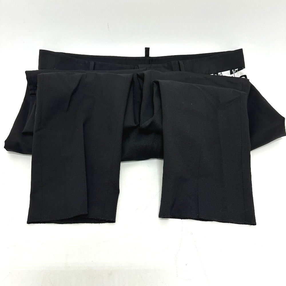 DSQUARED2 S74KB0236 パンクプリント ストレッチ アパレル パンツ ポリエステル メンズ ブラック - brandshop-reference