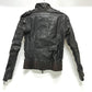 ISAMUKATAYAMA BACKLASH 982-02 Men's Buffalo Leather Zip-Up Rider's Jacket in Dark Brown