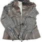 ISAMUKATAYAMA BACKLASH 982-02 Men's Buffalo Leather Zip-Up Rider's Jacket in Dark Brown