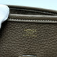 HERMES Evelyne3PM Troyes Crossbody Bags Shoulder Bag Taurillon Clemence Etoupe Brown Used