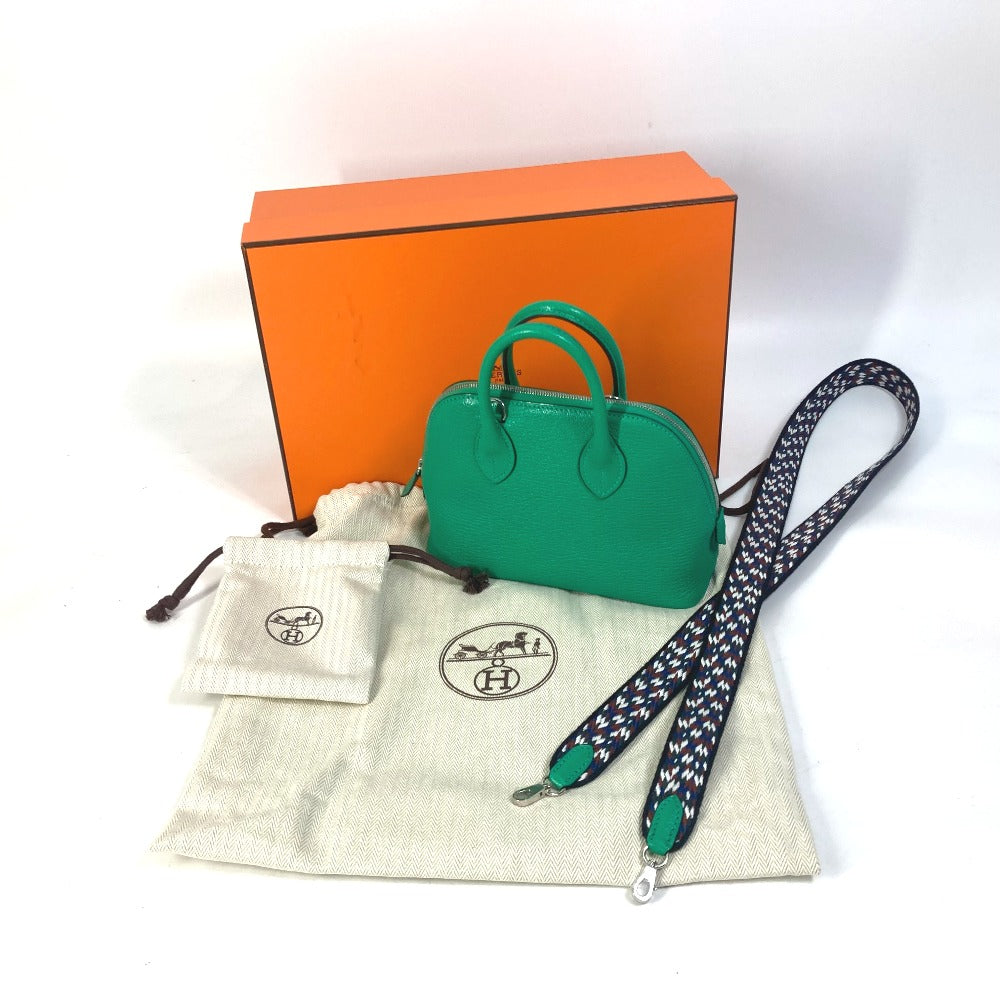 HERMES ショルダーバッグ 斜め掛け ボリード1923 ミニ 2WAY ポシェット ハンドバッグ シェーブル レディース - brandshop-reference