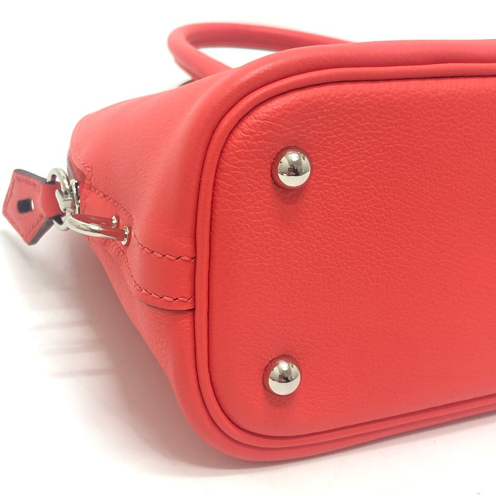 HERMES ボリード1923 25 ヴェルソ 2WAY カバン ショルダーバッグ シルバー金具 ハンドバッグ エバーカラー レディース ローズテキサス