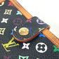 LOUIS VUITTON M92988 モノグラムマルチカラー ポルト モネ ビエ ヴィエノワ コンパクトウォレット がま口 2つ折り財布 モノグラムマルチカラーキャンバス レディース ノワール ブラック - brandshop-reference