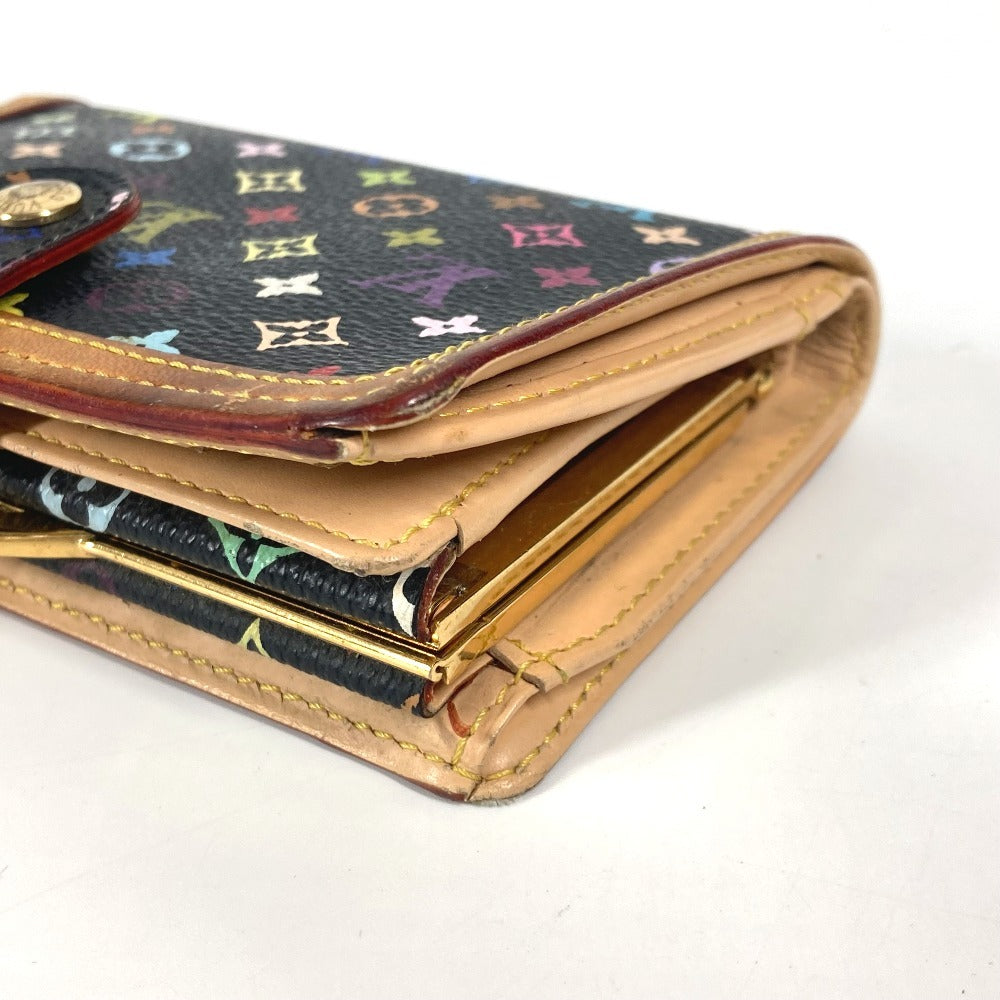 LOUIS VUITTON M92988 モノグラムマルチカラー ポルト モネ ビエ ヴィエノワ コンパクトウォレット がま口 2つ折り財布 モノグラムマルチカラーキャンバス レディース ノワール ブラック - brandshop-reference