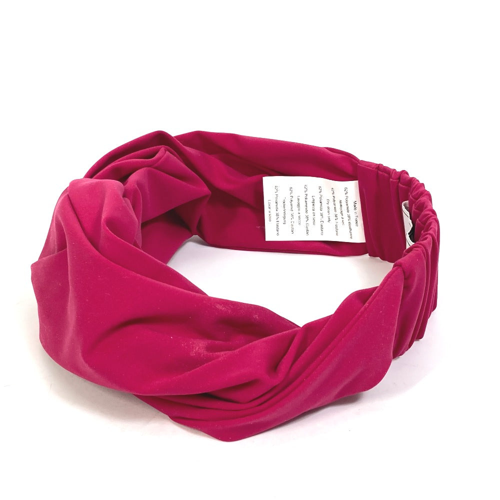 HERMES 2022 Model Eugenia Headband Headband Hair Accessory Hair Band Polyamide Women's Pink