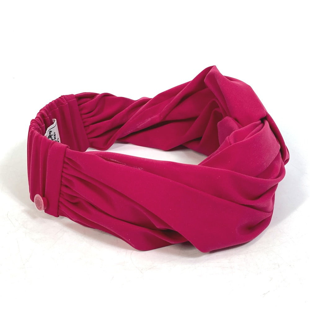 HERMES 2022 Model Eugenia Headband Headband Hair Accessory Hair Band Polyamide Women's Pink