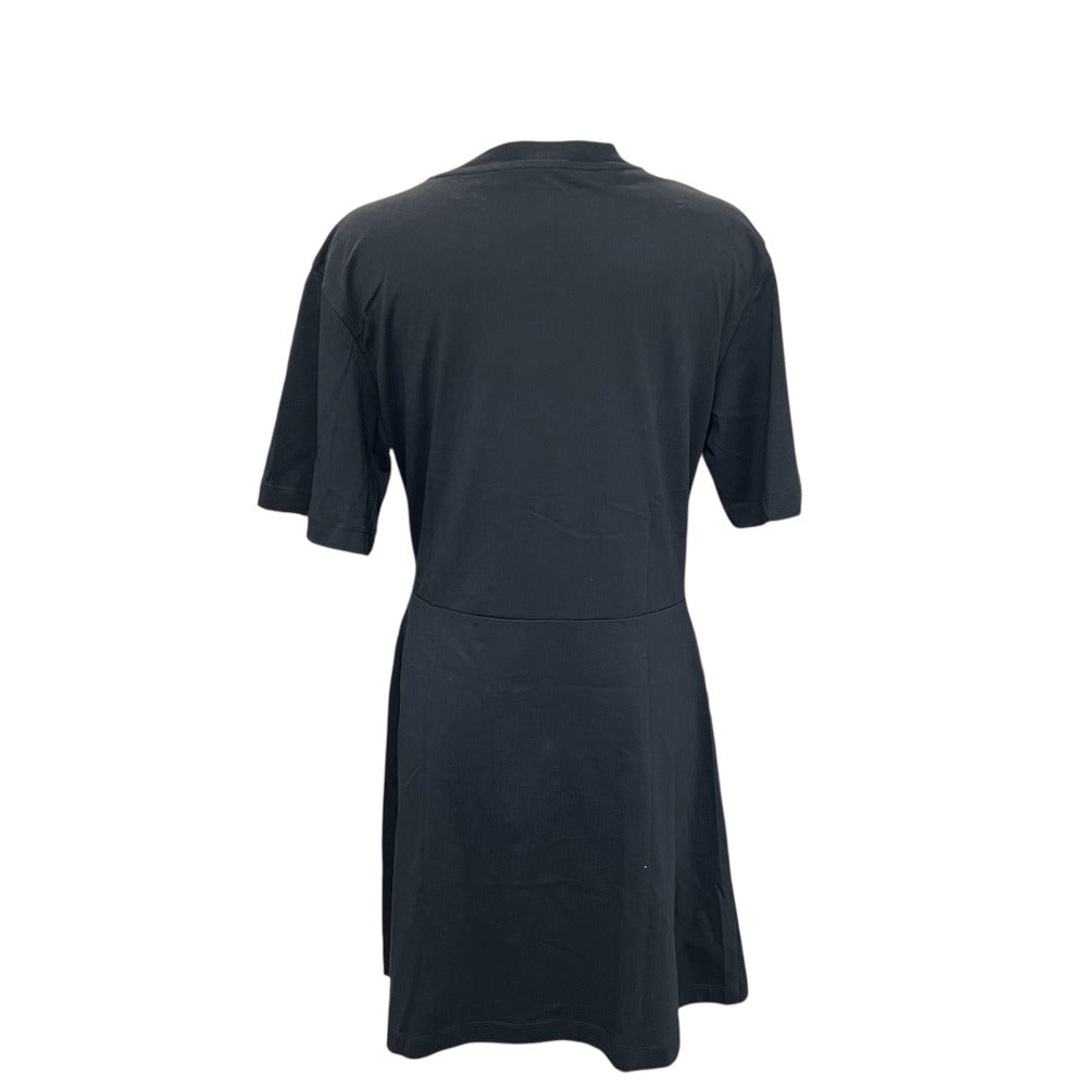 Moschino KS7251145 logo Bijou motif lengan pendek pakaian pakaian pakaian kapas wanita hitam