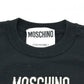 MOSCHINO Safety Pin Heart Motif Long Sleeve Apparel Sweater Wool Women's Black