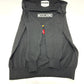 MOSCHINO Safety Pin Heart Motif Long Sleeve Apparel Sweater Wool Women's Black
