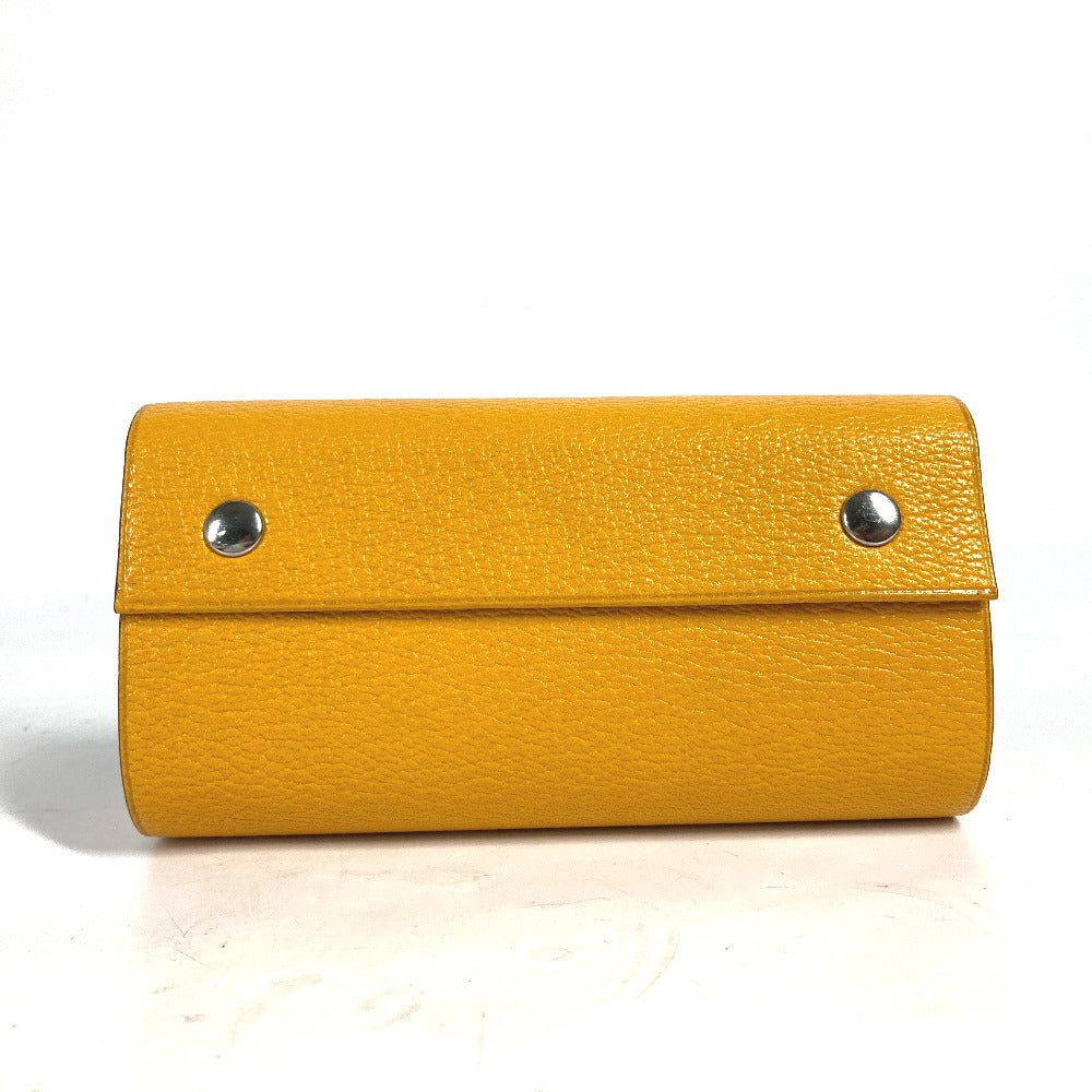 HERMES ロールノート カイエルーレ メモ帳 ステーショナリー ノートブック レザー ユニセックス イエロー - brandshop-reference