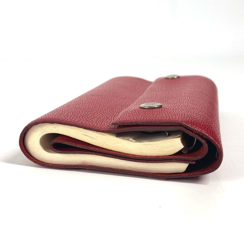 HERMES ロールノート カイエルーレ メモ帳 ステーショナリー ノートブック レザー ユニセックス レッド - brandshop-reference
