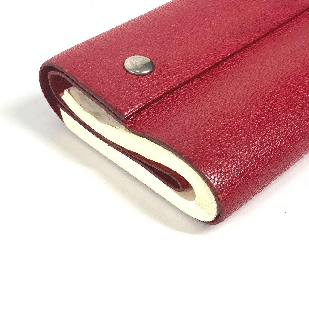 HERMES ロールノート カイエルーレ メモ帳 ステーショナリー ノートブック レザー ユニセックス レッド - brandshop-reference