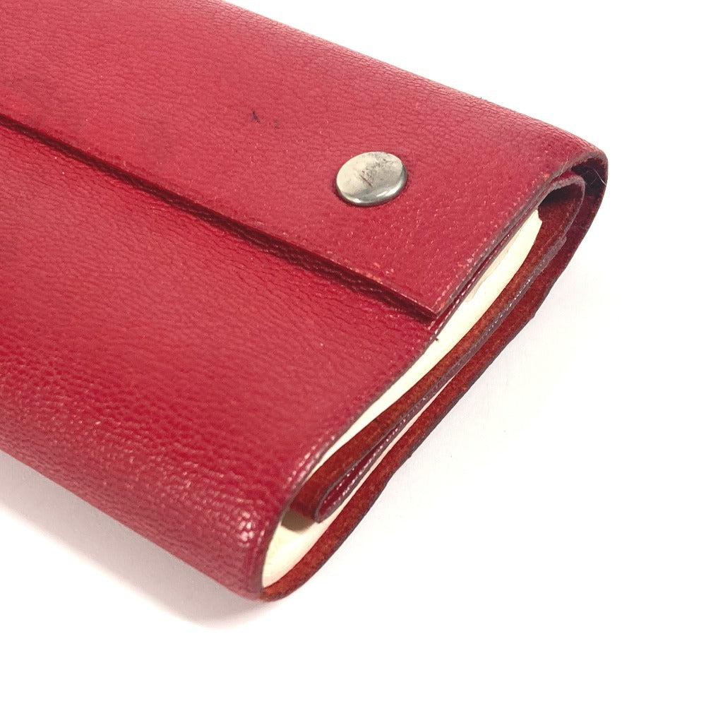 HERMES ロールノート カイエルーレ メモ帳 ステーショナリー ノートブック レザー ユニセックス レッド - brandshop-reference