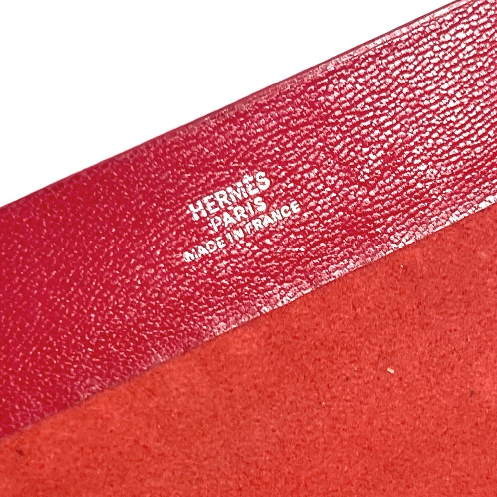 HERMES ロールノート カイエルーレ メモ帳 ステーショナリー ノートブック レザー ユニセックス レッド - brandshop-reference