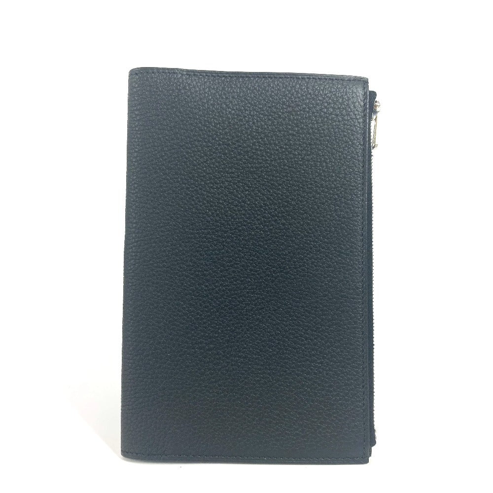 HERMES ノートパッド 《EAジップ》 PM ノート メモ帳 ケース ステーショナリー 手帳 ノートカバー トゴ ユニセックス ブラック - brandshop-reference