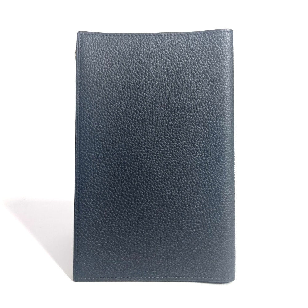 HERMES ノートパッド 《EAジップ》 PM ノート メモ帳 ケース ステーショナリー 手帳 ノートカバー トゴ ユニセックス ブラック - brandshop-reference