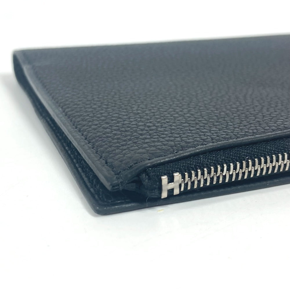 HERMES ノートパッド 《EAジップ》 PM ノート メモ帳 ケース ステーショナリー 手帳 ノートカバー トゴ ユニセックス ブラック - brandshop-reference