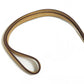 HERMES Petit H Paddock Cheval Bag Strap Keychain Charm in Swift Leather, Unisex, Ocher and Beige
