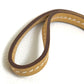 HERMES Petit H Paddock Cheval Bag Strap Keychain Charm in Swift Leather, Unisex, Ocher and Beige