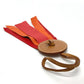 HERMES Paddock Flotte Bag Keychain Bag Charm by Anjou Milo, Unisex, Rose Jaipur x Fou x Rouge, Multicolor