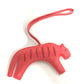 HERMES Tiger Lulu Bag Charm by Anjo Milo, Women's, Pink