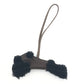 Hermes Buddy Charm Dog Charm Buddy Bag Charm Sheepskin Wanita Hitam/Chocolat/Etoupe Brown