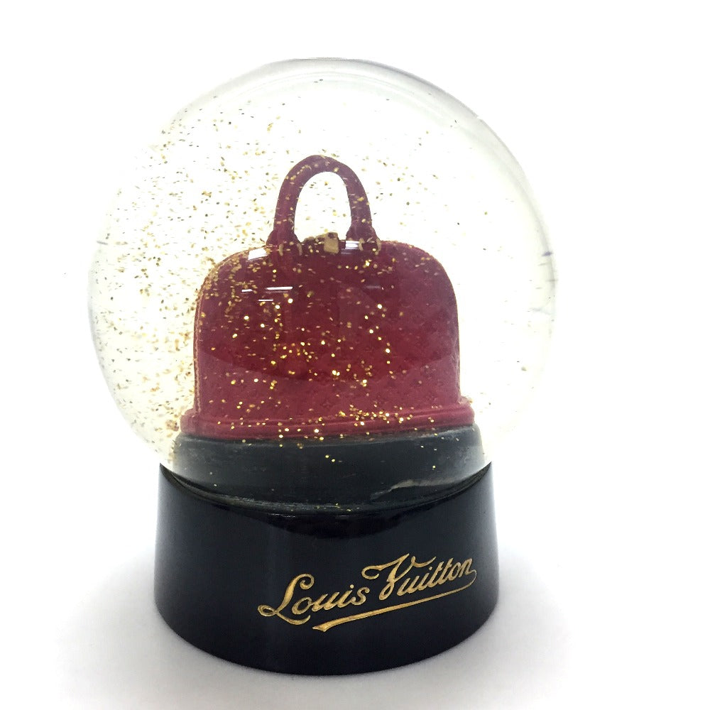 LOUIS VUITTON Alma Novelty Snow Globe, Not for Sale, Novelty Object, Glass, Unisex, Rouge Red