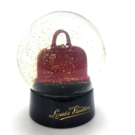LOUIS VUITTON Alma Novelty Snow Globe, Not for Sale, Novelty Object, Glass, Unisex, Rouge Red
