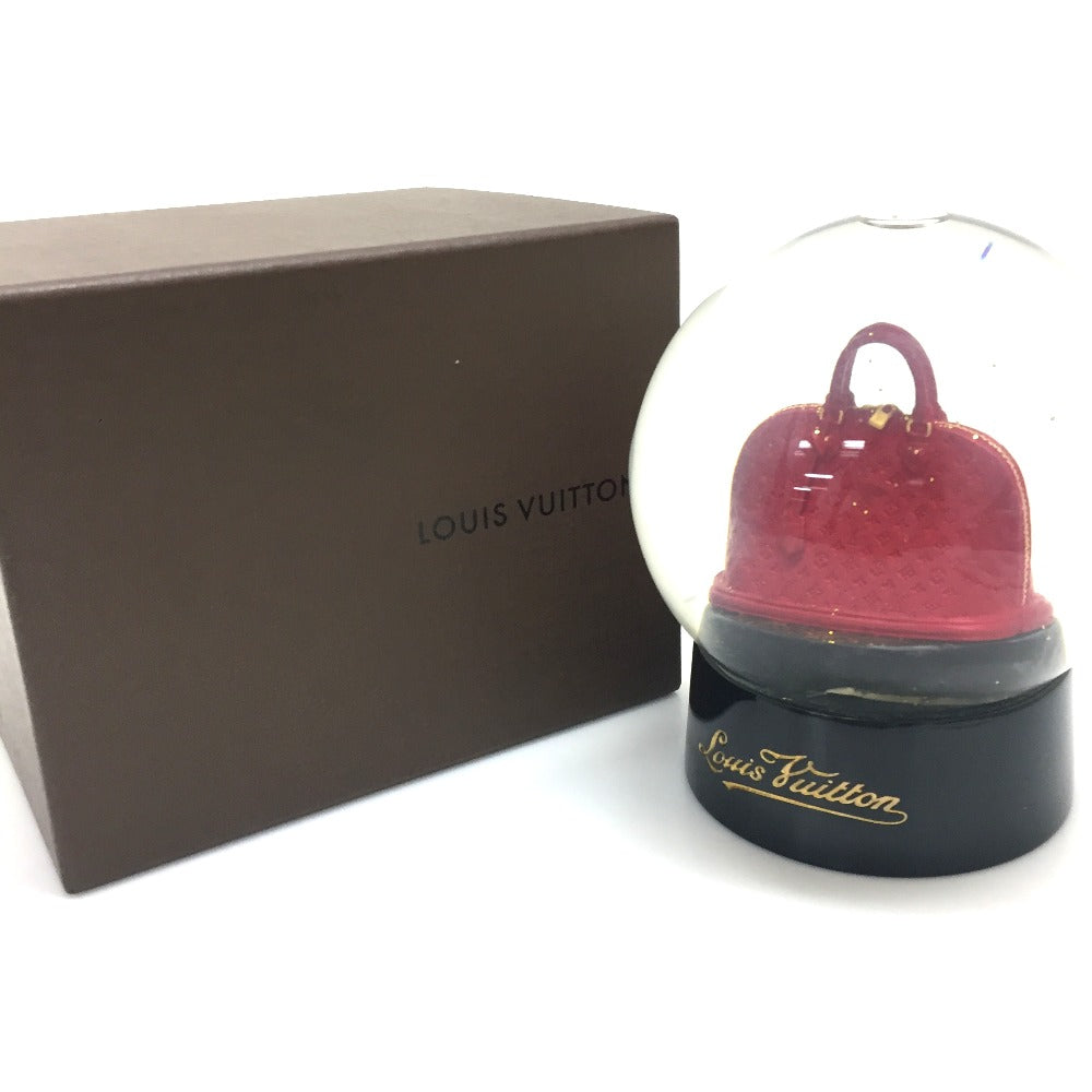LOUIS VUITTON Alma Novelty Snow Globe, Not for Sale, Novelty Object, Glass, Unisex, Rouge Red