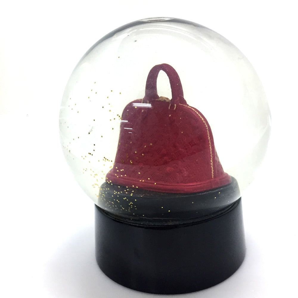 LOUIS VUITTON Alma Novelty Snow Globe, Not for Sale, Novelty Object, Glass, Unisex, Rouge Red